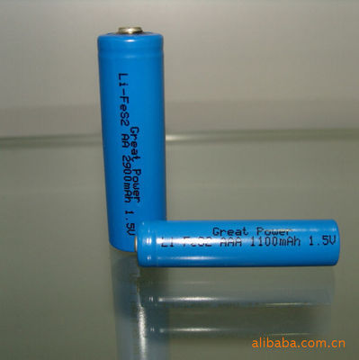 【供应1.5V锂铁电池AA 5号 AAA7号 高容量干电池】价格,厂家,图片,锂电池,广州鹏辉能源科技股份-